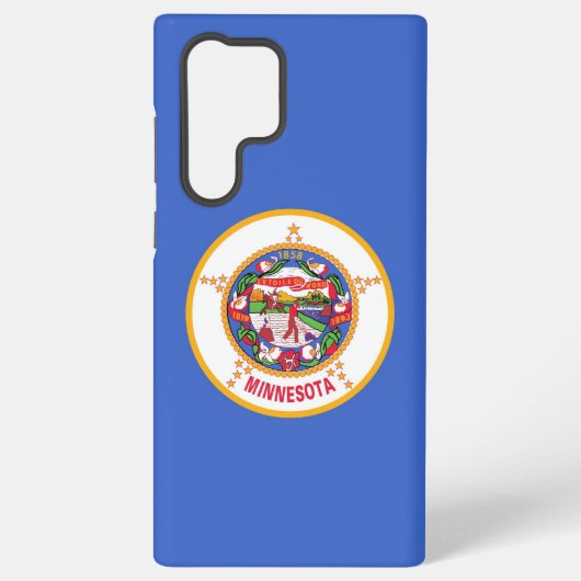 Samsung Galaxy S22 Ultra Case Minnesota Flag Hülle (Rückseite)