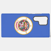 Samsung Galaxy S22 Ultra Case Minnesota Flag Hülle (Rückseite (Horizontal))