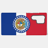 Samsung Galaxy S22 Ultra Case Missouri Flag Hülle (Rückseite (Horizontal))