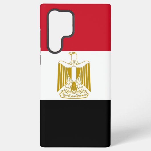 Samsung Galaxy S22 Ultra Case mit ägyptischer Flag Samsung Galaxy Hülle (Rückseite)
