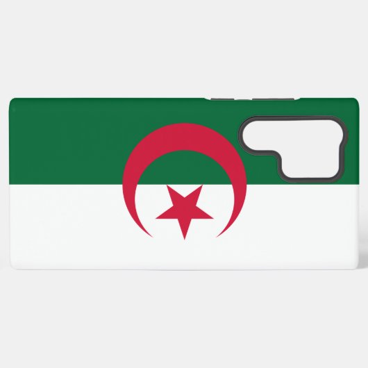 Samsung Galaxy S22 Ultra Case mit algerischer Flag Samsung Galaxy Hülle (Rückseite (Horizontal))