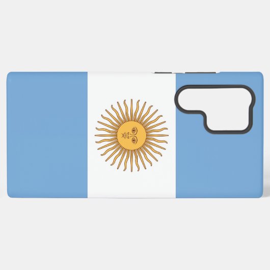 Samsung Galaxy S22 Ultra Case mit argentinischer F Hülle (Rückseite (Horizontal))