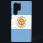 Samsung Galaxy S22 Ultra Case mit argentinischer F Samsung Galaxy Hülle<br><div class="desc">Mit dem exklusiven Cover der argentinischen Flagge verwandeln Sie Ihre Samsung Galaxy S22 Ultra in ein Symbol des argentinischen Stolzes! Dieses Cover wurde mit viel Liebe zum Detail entworfen und zeigt stolz das ikonische Design der argentinischen Fahne. Die Fahne besteht aus drei horizontalen Streifen in hellblau und weiß, in der...</div>