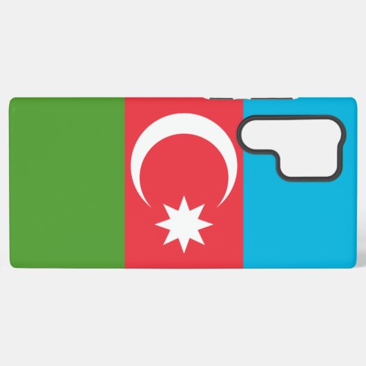 Samsung Galaxy S22 Ultra Case mit aserbaidschanisc Samsung Galaxy Hülle (Rückseite (Horizontal))