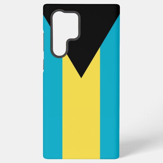 Samsung Galaxy S22 Ultra Case mit Bahamas-Flagge Hülle (Rückseite)