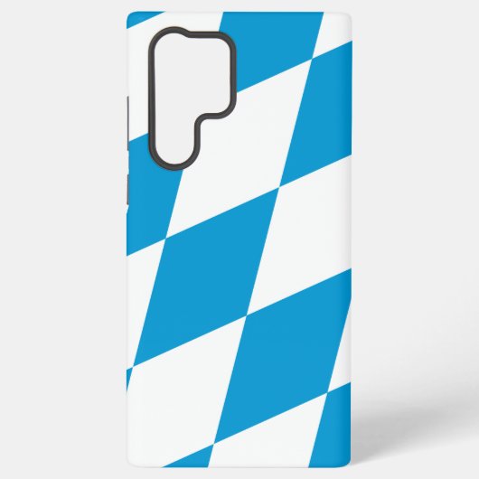 Samsung Galaxy S22 Ultra Case mit bayerischer Flag Hülle (Rückseite)