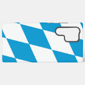 Samsung Galaxy S22 Ultra Case mit bayerischer Flag Hülle (Rückseite (Horizontal))