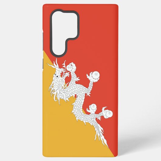 Samsung Galaxy S22 Ultra Case mit bhutanischer Fla Hülle (Rückseite)