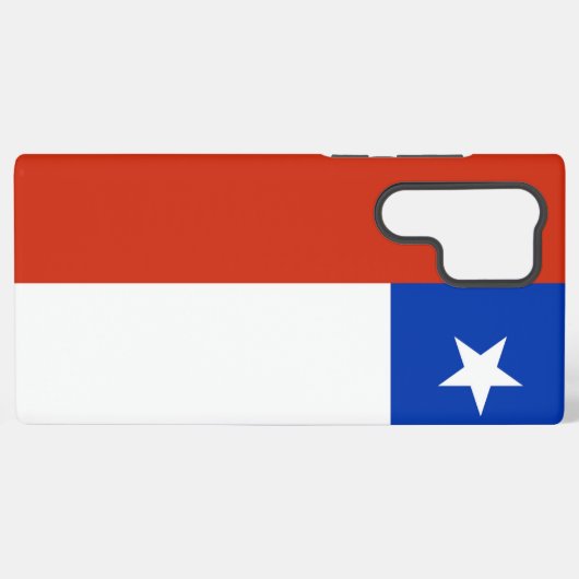 Samsung Galaxy S22 Ultra Case mit Chile-Flagge Samsung Galaxy Hülle (Rückseite (Horizontal))