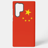 Samsung Galaxy S22 Ultra Case mit China-Flag Samsung Galaxy Hülle (Rückseite)
