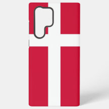 Samsung Galaxy S22 Ultra Case mit dänischer Flagge