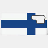 Samsung Galaxy S22 Ultra Case mit finnischer Flagg Samsung Galaxy Hülle (Rückseite (Horizontal))