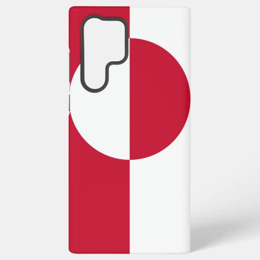 Samsung Galaxy S22 Ultra Case mit grönländischer F Hülle (Rückseite)