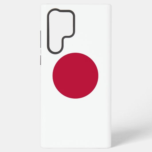 Samsung Galaxy S22 Ultra Case mit japanischer Flag Hülle (Rückseite)