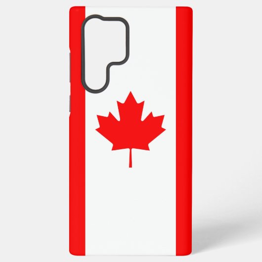 Samsung Galaxy S22 Ultra Case mit kanadischer Flag Hülle (Rückseite)