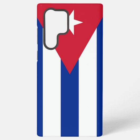 Samsung Galaxy S22 Ultra Case mit kubanischer Flag Samsung Galaxy Hülle (Rückseite)