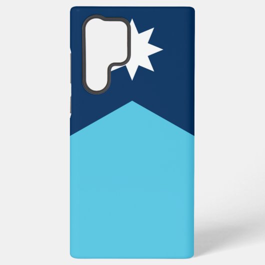 Samsung Galaxy S22 Ultra Case mit Minnesota-Flagge Hülle (Rückseite)