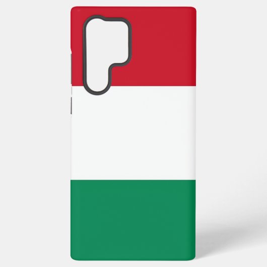 Samsung Galaxy S22 Ultra Case mit ungarischer Flag Samsung Galaxy Hülle (Rückseite)