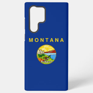 Samsung Galaxy S22 Ultra Case Montana Fahne Hülle