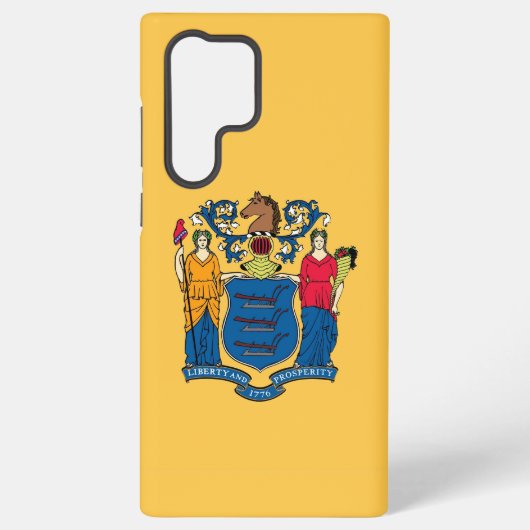 Samsung Galaxy S22 Ultra Case New Jersey Flagge Samsung Galaxy Hülle (Rückseite)