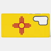 Samsung Galaxy S22 Ultra Case New Mexico Flagge Samsung Galaxy Hülle (Rückseite (Horizontal))