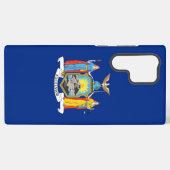 Samsung Galaxy S22 Ultra Case New York Flagge Hülle (Rückseite (Horizontal))