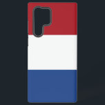 Samsung Galaxy S22 Ultra Case Niederlande Flagge Hülle<br><div class="desc">Die Samsung S22 Ultra Edition Cover mit der niederländischen Flagge, die den Schutz mit der Feier des holländischen Erbes verbinden soll. Dieses Cover wurde mit viel Liebe zum Detail gestaltet und zeigt stolz die ikonische Trifarbe Rot, Weiß und Blau, die die Geschichte, Kultur und nationale Identität der Niederlande symbolisiert. Egal,...</div>