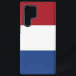 Samsung Galaxy S22 Ultra Case Niederlande Flagge Samsung Galaxy Hülle<br><div class="desc">Die Samsung S22 Ultra Edition Cover mit der niederländischen Flagge, die den Schutz mit der Feier des holländischen Erbes verbinden soll. Dieses Cover wurde mit viel Liebe zum Detail gestaltet und zeigt stolz die ikonische Trifarbe Rot, Weiß und Blau, die die Geschichte, Kultur und nationale Identität der Niederlande symbolisiert. Egal,...</div>