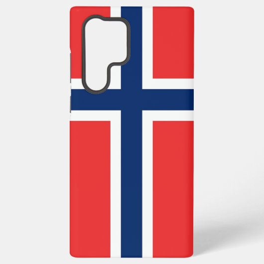 Samsung Galaxy S22 Ultra Case Norwegen-Flagge Hülle (Rückseite)