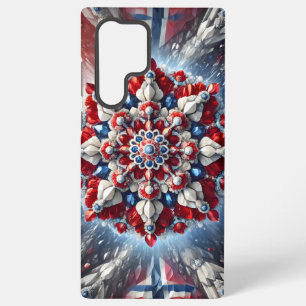 Samsung Galaxy S22 Ultra Case norwegische Farben Hülle