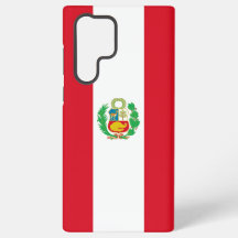 Samsung Galaxy S22 Ultra Case Peru Flag