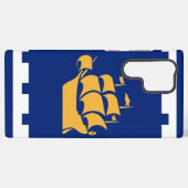 Samsung Galaxy S22 Ultra Case, Quebec City flag Hülle (Rückseite (Horizontal))