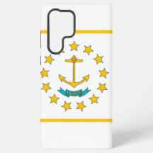 Samsung Galaxy S22 Ultra Case Rhode Island Flagge