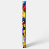 Samsung Galaxy S22 Ultra Case Rumänische Farben Hülle (Linke Seite)