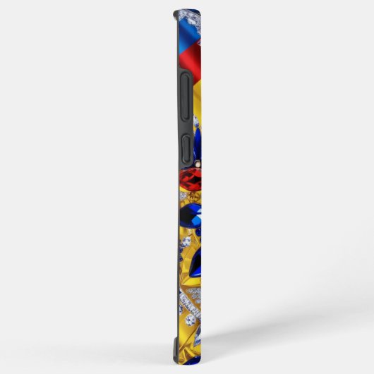 Samsung Galaxy S22 Ultra Case Rumänische Farben Samsung Galaxy Hülle (Rechte Seite)