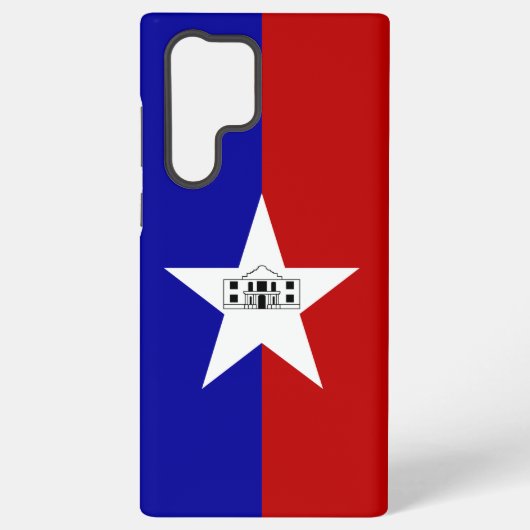 Samsung Galaxy S22 Ultra Case San Antonio Flagge Hülle (Rückseite)