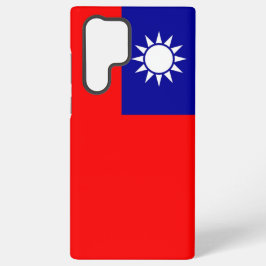 Samsung Galaxy S22 Ultra Case Taiwan-Flagge Hülle