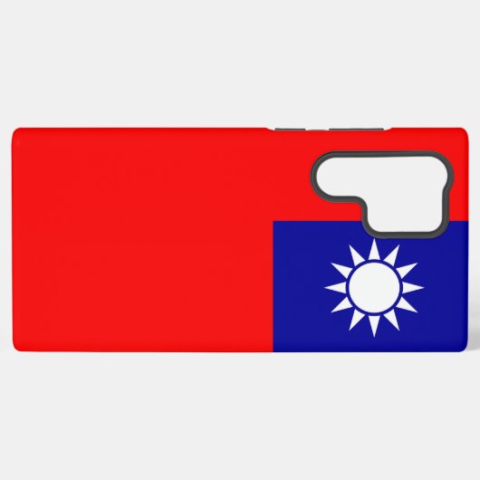 Samsung Galaxy S22 Ultra Case Taiwan-Flagge Samsung Galaxy Hülle (Rückseite (Horizontal))