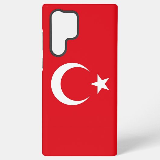 Samsung Galaxy S22 Ultra Case Türkei-Flagge Samsung Galaxy Hülle (Rückseite)