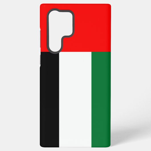 Samsung Galaxy S22 Ultra Case UAE-Flagge Hülle (Rückseite)