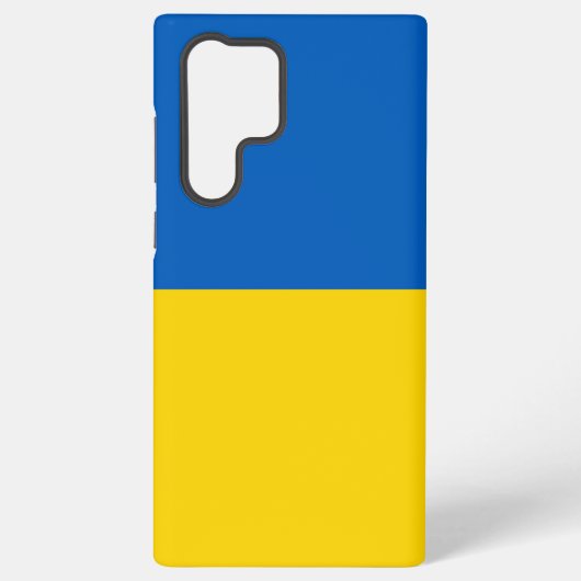 Samsung Galaxy S22 Ultra Case Ukraine-Flagge Hülle (Rückseite)