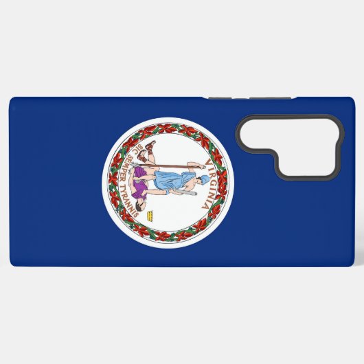 Samsung Galaxy S22 Ultra Case Virginia Flag Samsung Galaxy Hülle (Rückseite (Horizontal))