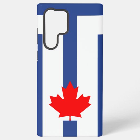 Samsung Galaxy S22 Ultra Case with Toronto flag Hülle (Rückseite)