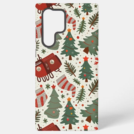Samsung Galaxy S22 Ultra Christmas Case Hülle (Rückseite)