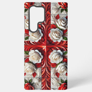 Samsung Galaxy S22 Ultra Hülle Englische Rosen