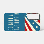 Samsung Galaxy S22 USA-Flagge-Hülle Hülle (Rückseite (Horizontal))