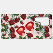 Samsung Handy Case mit Herz und Rose Design - El Samsung Galaxy Hülle (Rückseite (Horizontal))