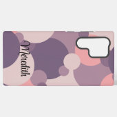 Samsung Handy Case mit lila-rosa-Molekül Samsung Galaxy Hülle (Rückseite (Horizontal))