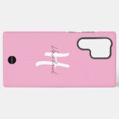 Samsung Handy Case mit Name HAMbyWG Galaxy Hülle (Rückseite (Horizontal))