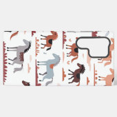 Samsung Handy-Gehäuse mit abstrakten Pferdebildern Galaxy Hülle (Rückseite (Horizontal))